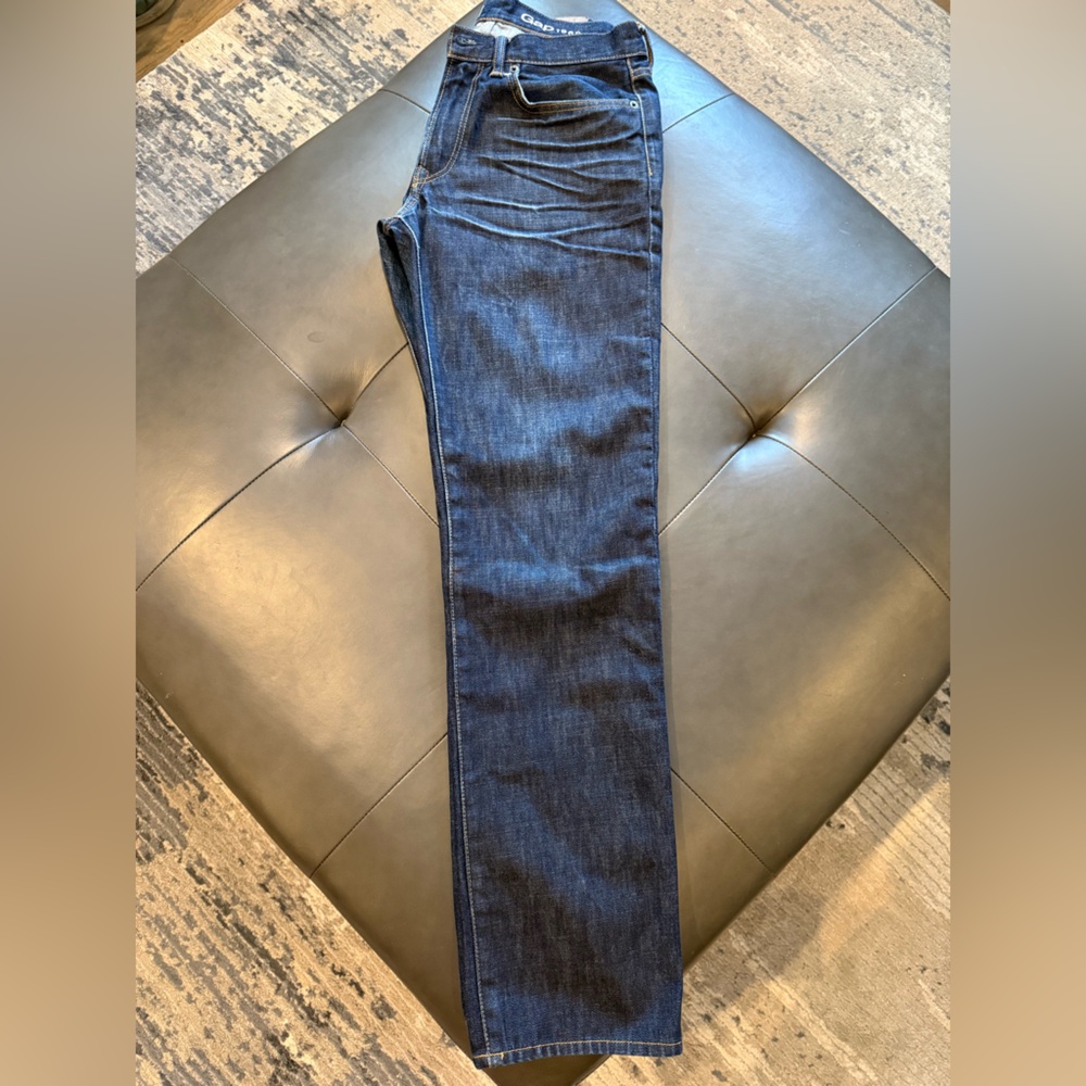 Gap 1969 Women's Straight Leg Jeans - Dark Blue